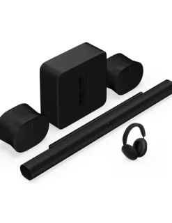 Kino domowe Zestaw Sonos Arc Ultra + Sub 4 + 2x Era 300 + Ace — Profesjonalne kino domowe