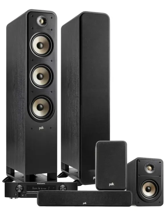 Kino domowe Zestaw stereo Marantz NR1510 + Polk Audio ES60/ES15/ES35C — Wi-Fi i Audyssey MultEQ, 17600-defaultCombination