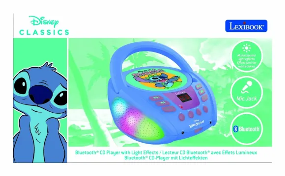 LEXIBOOK Disney Stitch RCD109D Niebieski