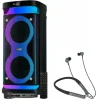 Manta SPK0601B100 ARGOS 100W Bluetooth Mikrofon Karaoke Czarny + Słuchawki MNH02