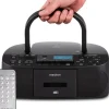 MEDION® LIFE® DRX-1 Plus Boombox czarny
