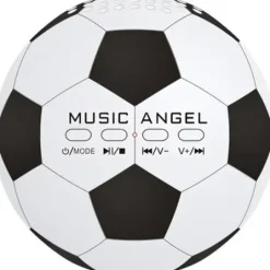 MUSIC ANGEL Piłka nożna Biało-czarny