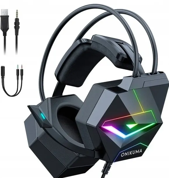 Onikuma Gamingowe X20 czarne X20 Black N