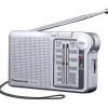Panasonic RF-p150deg-S futerał na radio z paskiem do noszenia na ramieniu, działa na baterie Srebrny RF-P150DEG-S