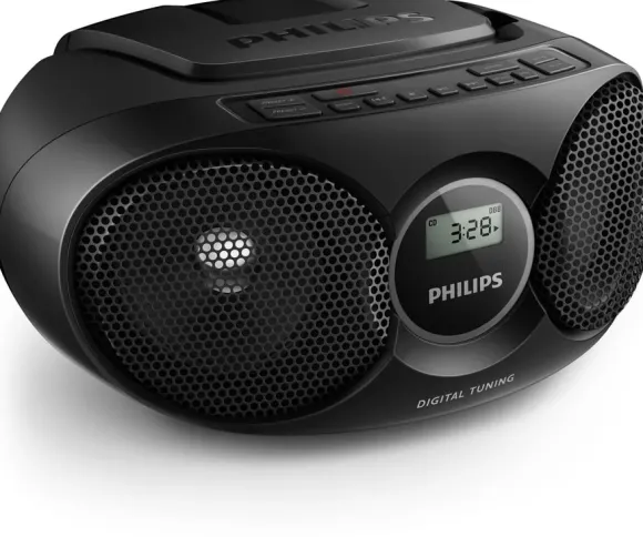 Philips AZ215B/05 domowe urządzenie audio 3 W Czarny