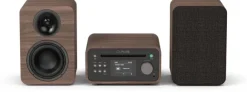 Pure Classic Stereo Mini, Home audio micro system, Brown, Walnut