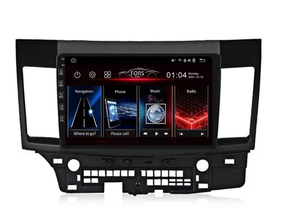 Radio Android FS2-Ultra Lancer Fortis 2008-15 2/32GB, CarPlay Android Auto