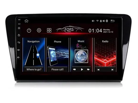 Radio Android FS2-Ultra Octavia 2013-2017 2/32GB, CarPlay Android Auto