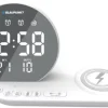 Radiobudzik FM z ładowarką indukcyjną LED USB Blaupunkt CR85WH CHARGE