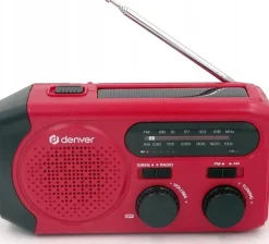 Radio Denver Radio solarne Denver SCR-2010 z lampką i funkcją SOS