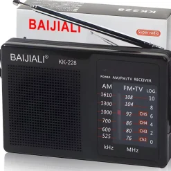 Radio Kuchenne Budowlane Przenośne Fm Am Na Baterie Jack Kieszonkowe Małe