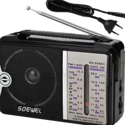 RADIO KUCHENNE 230V PRZENOŚNE BUDOWLANE NA BATERIE