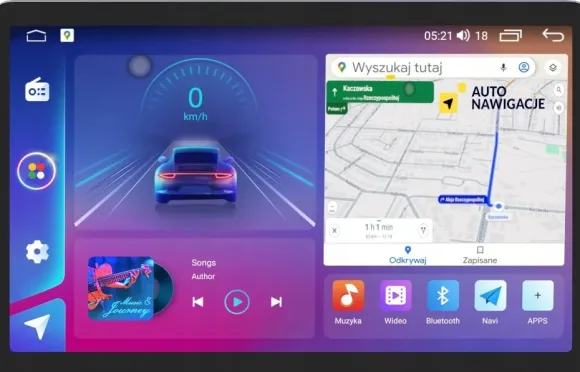 RADIO NAWIGACJA GPS JEEP WRANGLER 2006-2017 ANDROID 11,5 CALA