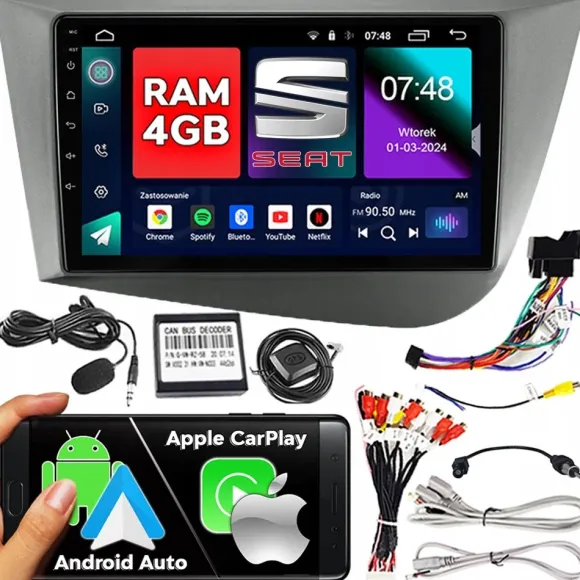 Radio nawigacja NCS Android do Seat Leon 2 2004-2012