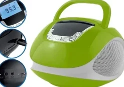 Radioodtwarzacz Ravo BOOMBOX BM110 Radio Głośnik Bluetooth USB AUX zielony
