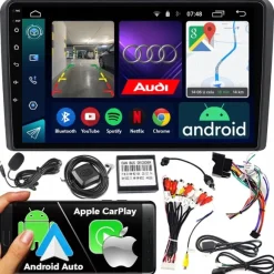 Radio samochodowe 2DIN NCS RS-305 AUDI A3 8P 2003-2012 Android nawigacja
