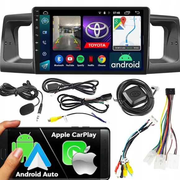 Radio samochodowe NCS RS-305 TOYOTA COROLLA E12 2001-2007 Android nawigacja