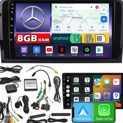 Radio samochodowe NCS ZQ9 MERCEDES-BENZ ML W164 2005-2011 Android 8GB LTE