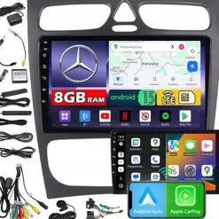 Radio samochodowe NCS ZQ9 MERCEDES-BENZ W203 2000-2007 Android 8GB LTE