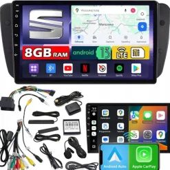 Radio samochodowe NCS ZQ9 SEAT IBIZA 6J IV 4 2008-2017 Android 8GB LTE