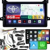 Radio samochodowe NCS ZQ9 TOYOTA PRIUS 4 IV 2016-2020 Android 8GB LTE