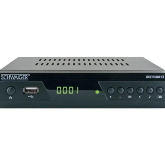 Schwaiger DSR500HD set-top box (dekoder STB) Kabel. Full HD Czarny