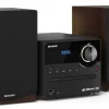 Sharp XL-B517D 15W CD USB FM DAB+ Bluetooth Czarno-Brązowy