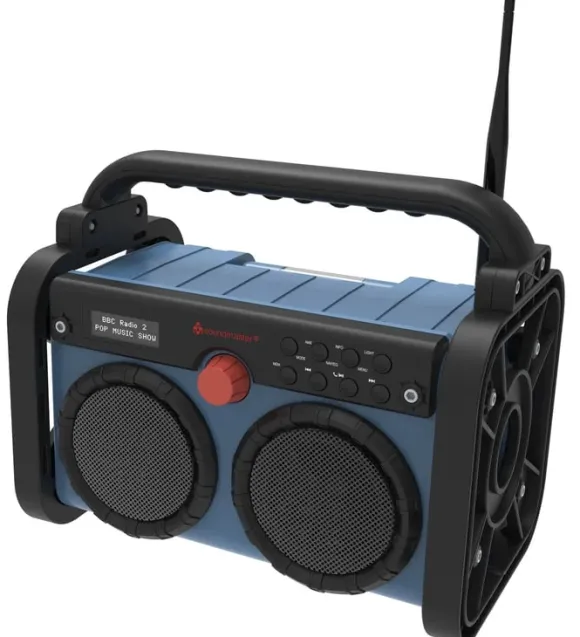 Soundmaster DAB85BL radio Przenośny Czarny, Niebieski