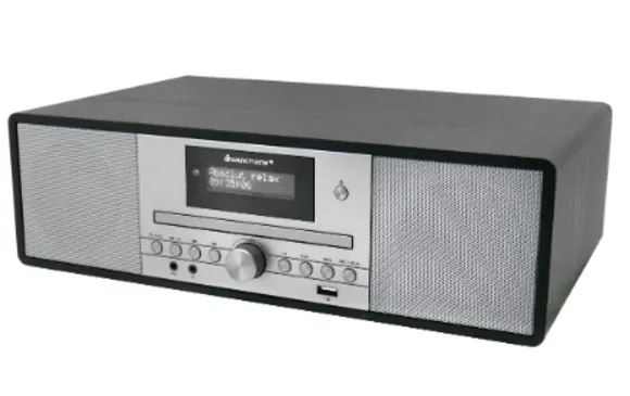 Soundmaster DAB980SW przenośny system stereo Cyfrowy 10 W DAB+, FM Czarny Odtwarzacz mp3