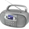 Soundmaster SCD7600TI przenośny system stereo Analogowe i cyfrowe 4 W DAB+, FM Tytan Odtwarzacz mp3