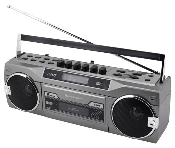 Soundmaster SRR80TI magnetofon Przenośny odtwarzacz kasetowy 1 płyt(y)