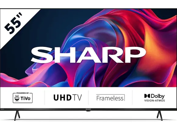 Telewizor SHARP LED 55GK4745E 55" 4K TiVo OS Dolby Vision Czarny