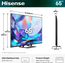 Telewizor Hisense 65" 65A7DS