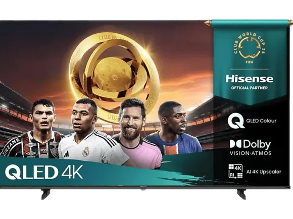 Telewizor HISENSE 75E7Q 75" 4K VIDAA Smart OS Al Upscaler Czarny