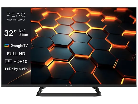 Telewizor PEAQ PTV 32GF-5026C 32" FHD Google TV HDR10 Czarny