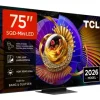 Telewizor TCL 75C7L 75" SQD-Mini LED 4K 144 Hz VRR Google TV Dolby Atmos Dolby Vision HDMI 2.1