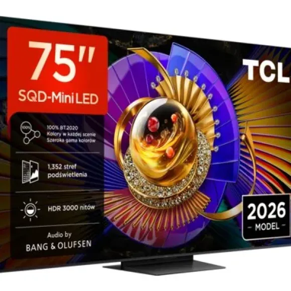Telewizor TCL 75C7L 75" SQD-Mini LED 4K 144 Hz VRR Google TV Dolby Atmos Dolby Vision HDMI 2.1