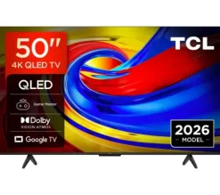 Telewizor TCL 50P7L 50" QLED 4K Google TV Funkcje AI Dolby Vision Dolby Atmos HDMI 2.1 DVB-T2