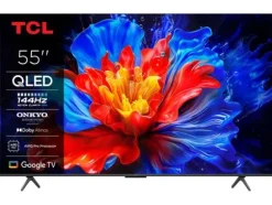 Telewizor TCL TV 55" 55P81K QLED 144 Hz 4K Google TV Dolby Atmos Vision