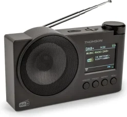 Thomson Przenośne radio FM DAB+ z funkcją Bluetooth USB RT400DABBTBK