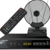Tuner cyfrowy Esperanza EV106 DVB-T/T2 H.265/HEVC + antena pokojowa BLOW ATD17