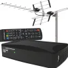 Tuner Cyfrowy Esperanza Ev108R Dvb-T/T2 H.265/Hevc + Antena Kierunkowa Vhf/Uhf Mux8 Atd31S