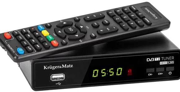 Tuner Dvb-T H.265 Hevc Kruger&
