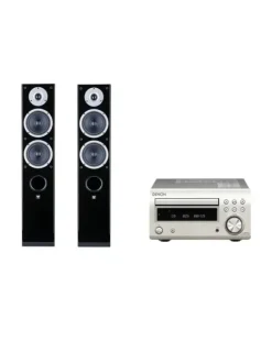Zestaw stereo: RCD-M41 + RAPTOR 5, Kolor: Czarny